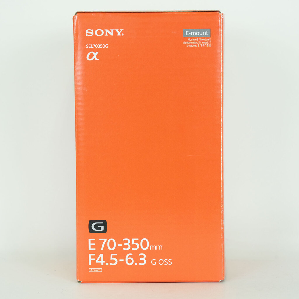 SONY E 70-350mm F4.5-6.3 OSS SEL70350G