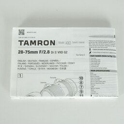 TAMRON 28-75mm F/2.8 Di III VXD G2 (Model A063) [ソニーE用]