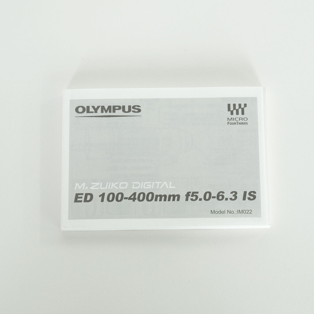 OLYMPUS M.ZUIKO DIGITAL ED 100-400mm F5.0-6.3 IS