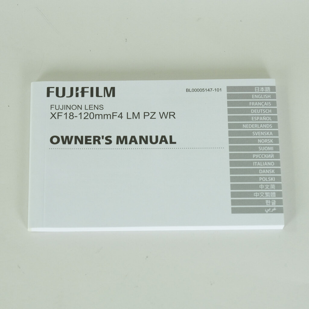 FUJIFUILM XF18-120mmF4 LM PZ WR