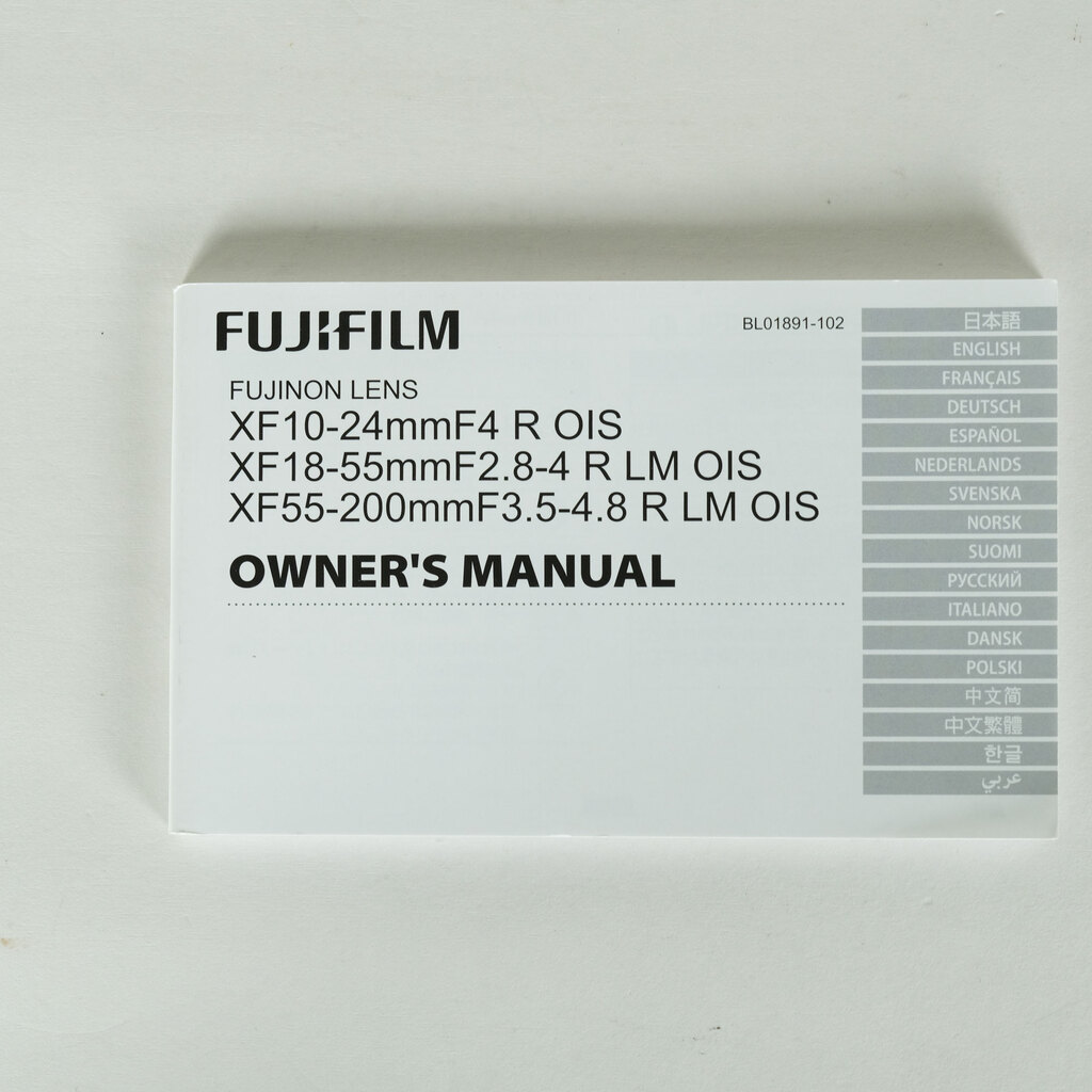 FUJIFILM XF10-24mmF4 R OIS