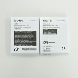 SONY FE 85mm F1.4 GM SEL85F14GM