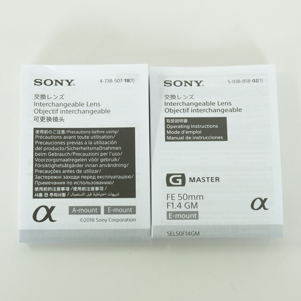 SONY FE 50mm F1.4 GM SEL50F14GM