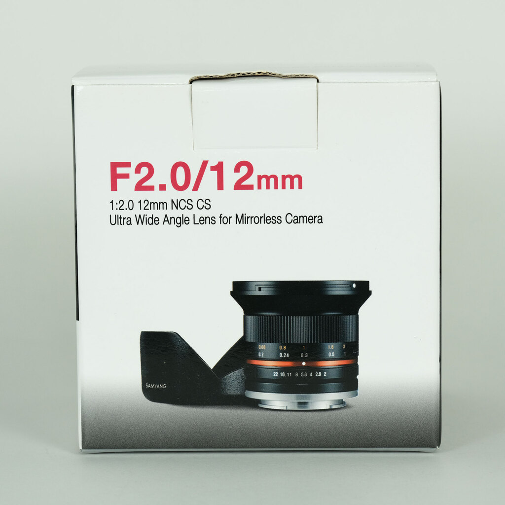 SAMYANG 12mm F2.0 NCS CS (ソニーE用) ブラック SAMYANG 12mm F2.0 NCS CS (ソニーE用) ブラック