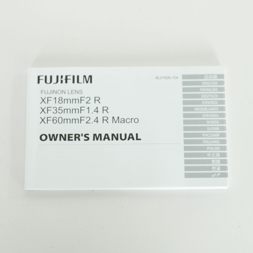 FUJIFILM XF35mmF1.4 R