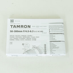 TAMRON 50-300mm F/4.5-6.3 Di III VC VXD (Model A069) [ソニーE用]