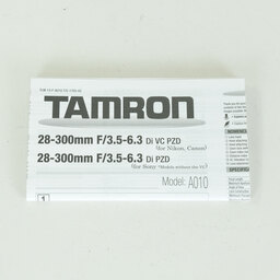 TAMRON 28-300mm F/3.5-6.3 Di VC PZD (Model A010) [キヤノンEF用]