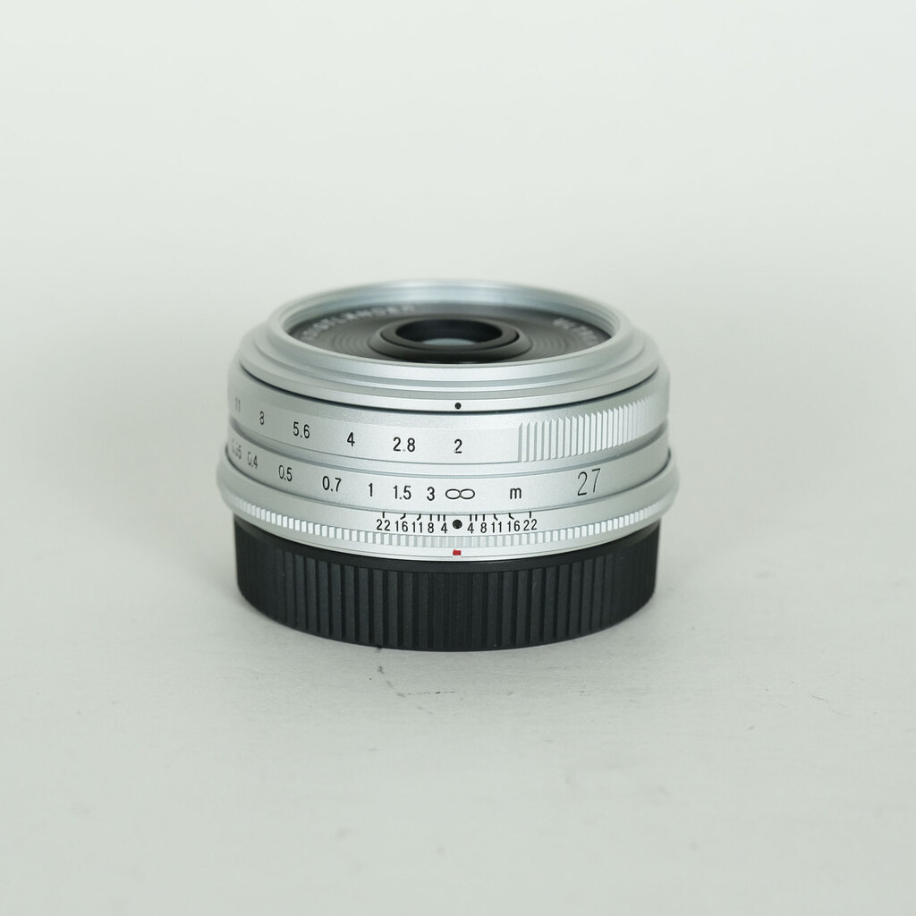 Voigtlander ULTRON 27mm F2 X-mount（フジフイルムX用） シルバー