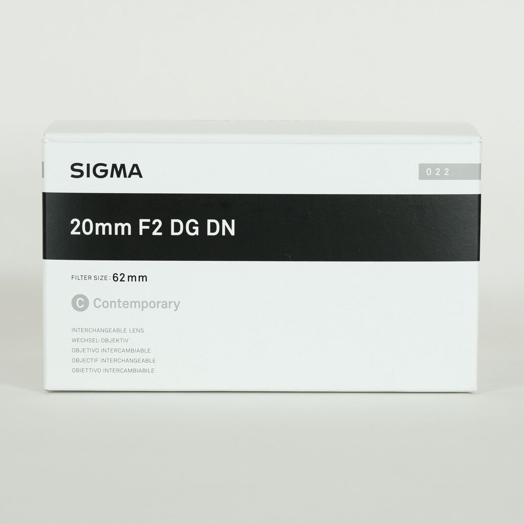 SIGMA 20mm F2 DG DN | Contemporary [ソニーE用]