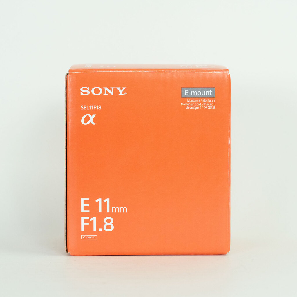SONY E 11mm F1.8 SEL11F18