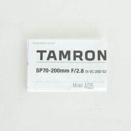 TAMRON SP 70-200mm F/2.8 Di VC USD G2（Model A025）[キヤノン用]