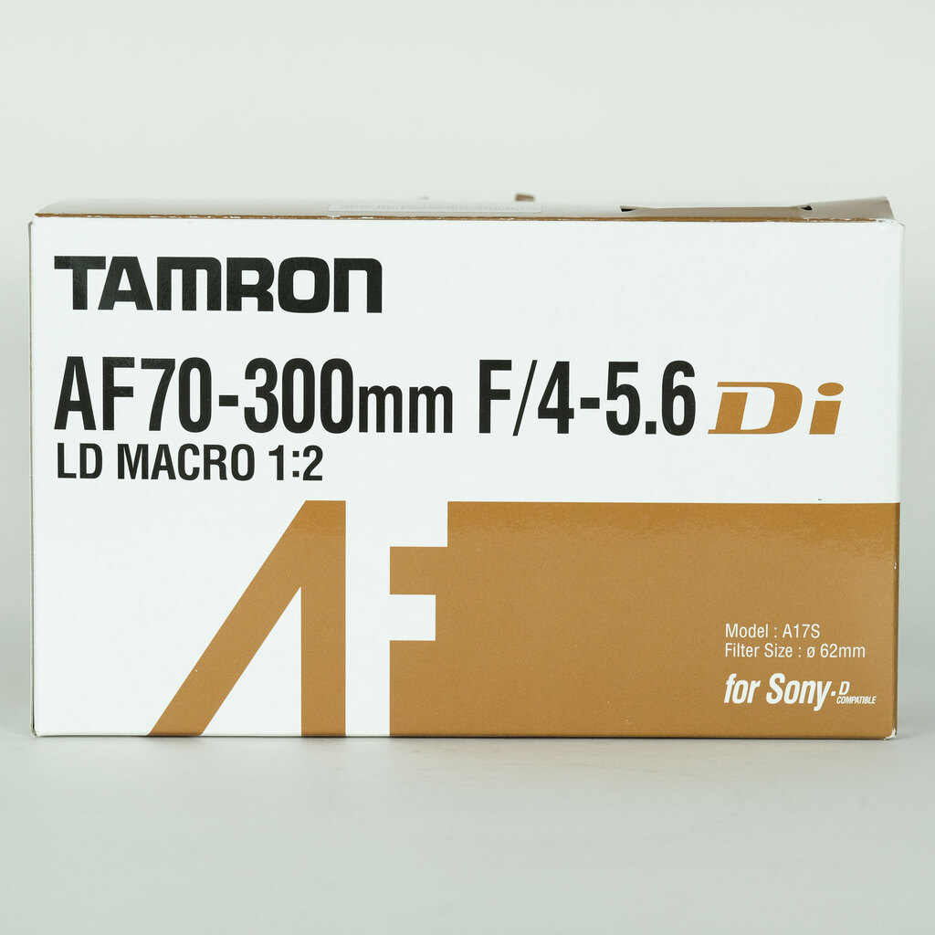 TAMRON 70-300mm F4-5.6 Di LD Macro/Model A17S(ソニーA用) TAMRON 70-300mm F4-5.6 Di LD Macro/Model A17S(ソニーA用)