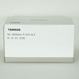 TAMRON 50-400mm F/4.5-6.3 Di III VC VXD (Model A067) [ソニーE用]