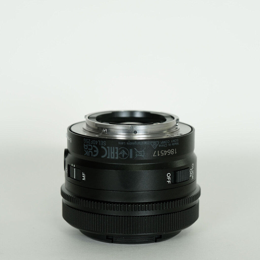 SONY FE 40mm F2.5 G SEL40F25G