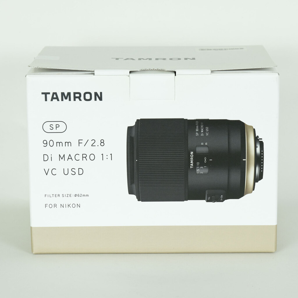 TAMRON SP 90mm F/2.8 Di MACRO 1:1 VC USD（Model F017）[ニコンF用