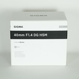 SIGMA 40mm F1.4 DG HSM｜Art [ニコンF用]