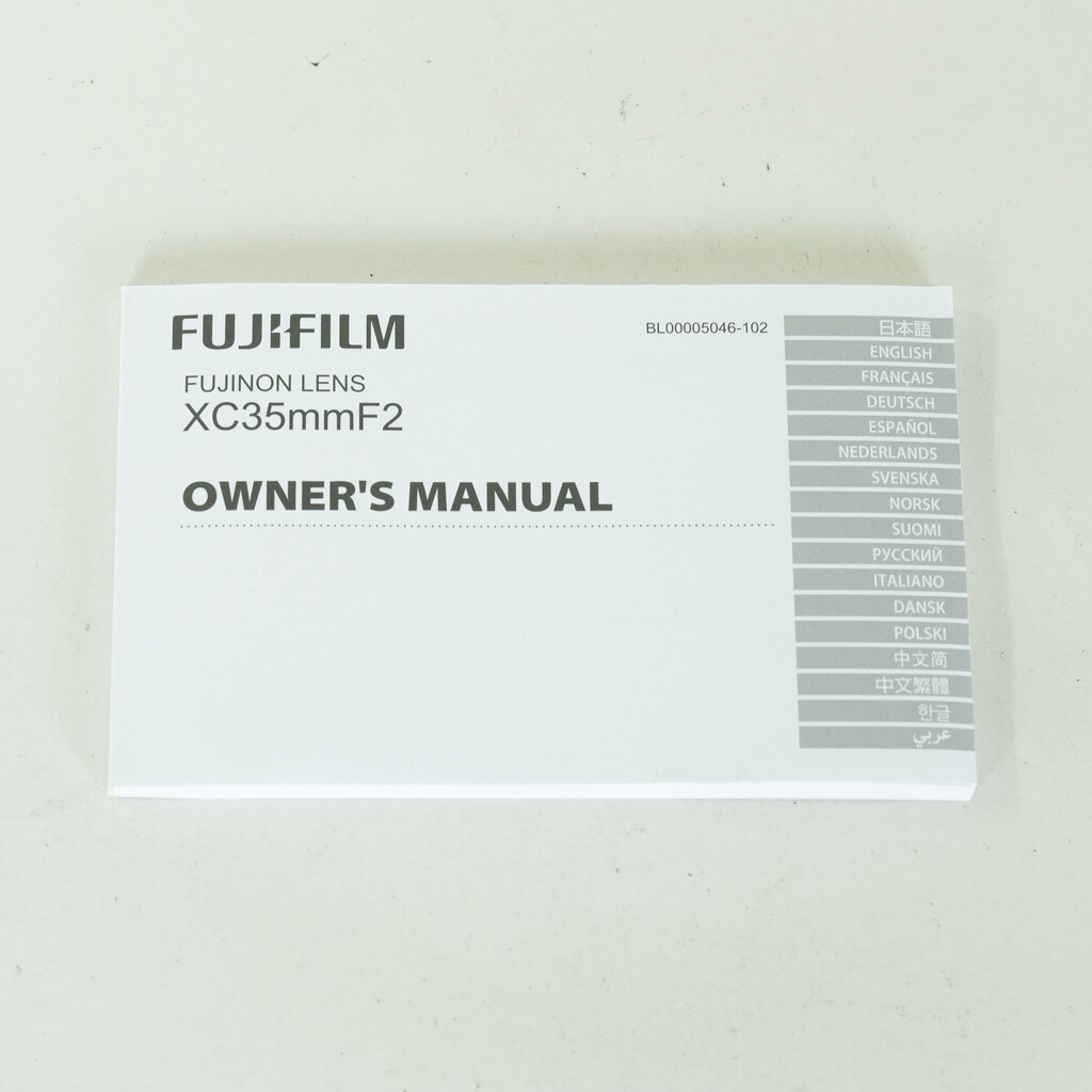 FUJIFILM XC35mmF2 FUJIFILM XC35mmF2