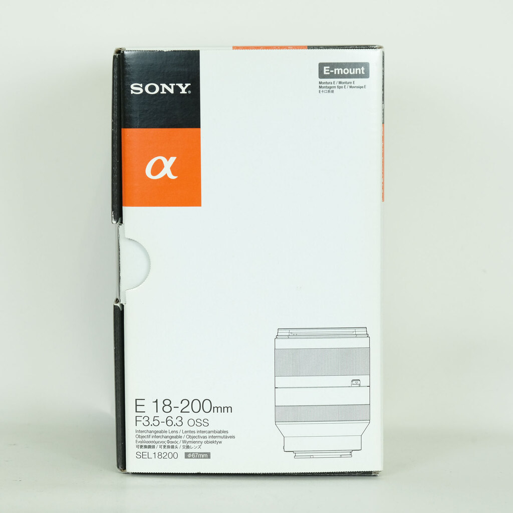 SONY E18-200mm F3.5-6.3 OSS SEL18200