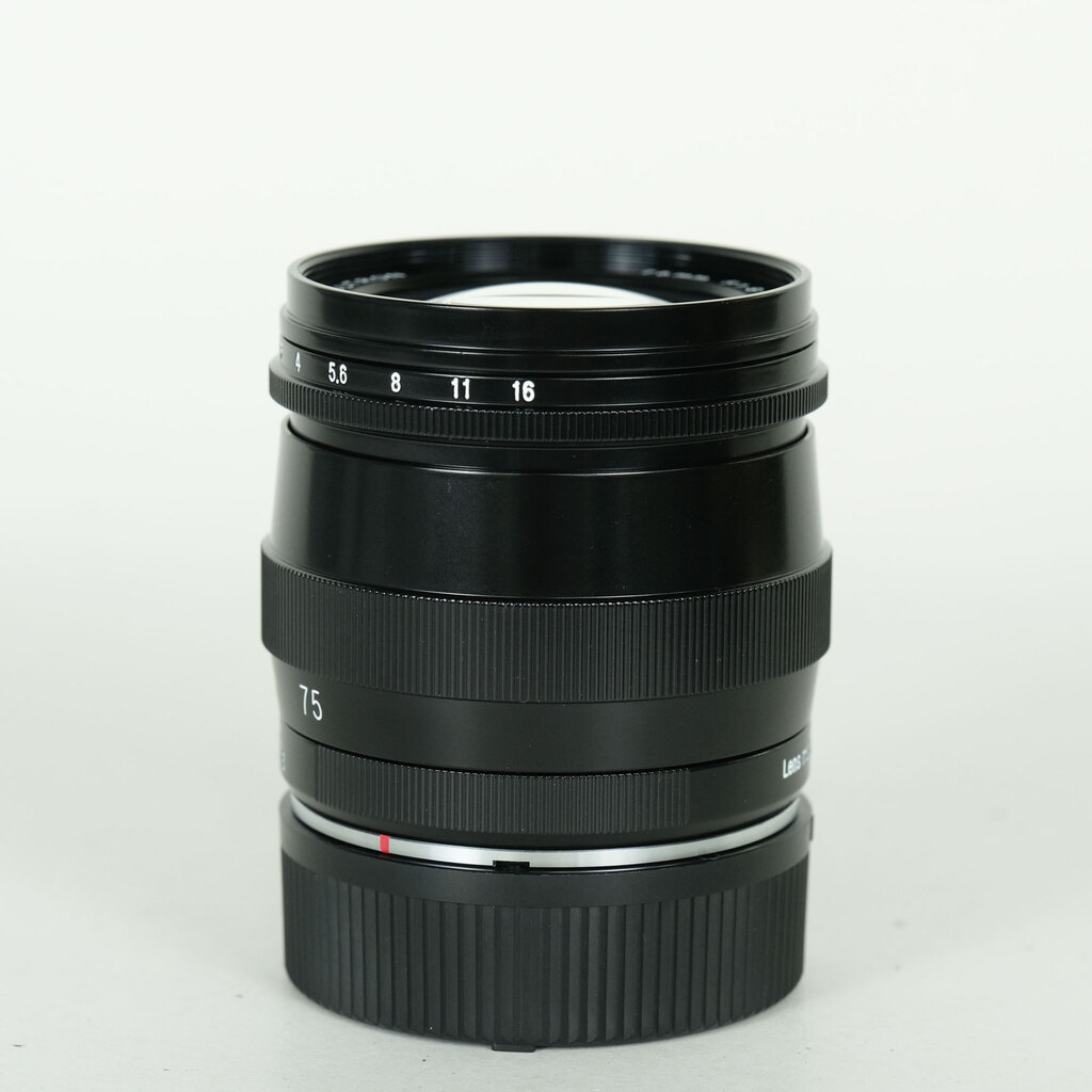 �R�V�i �t�H�N�g�����_�[ ULTRON 75mm F1.9 SC �V���O���R�[�g �u���b�N�y�C���g ���C�JM�p