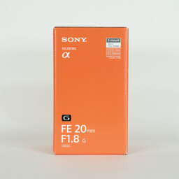 SONY FE 20mm F1.8 G SEL20F18G