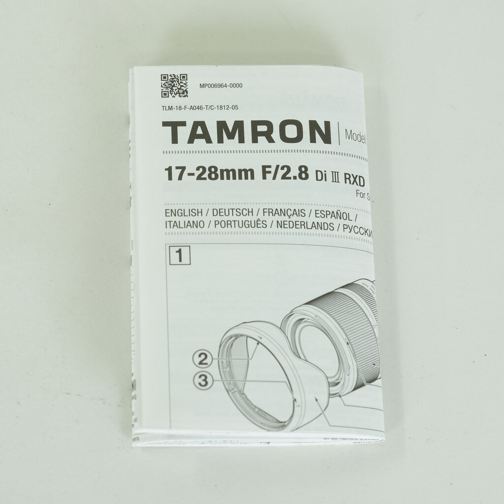 TAMRON 17-28mm F/2.8 Di III RXD (Model A046) [ソニーE用]