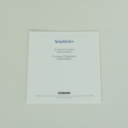 Voigtlander ULTRON 27mm F2［フジフイルムX用］