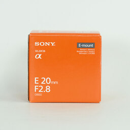 SONY E 20mm F2.8 SEL20F28 SONY E 20mm F2.8 SEL20F28