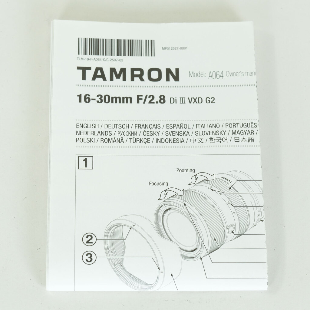 TAMRON 16-30mm F/2.8 Di III VXD G2 (Model A064Z) [ニコンZ用]