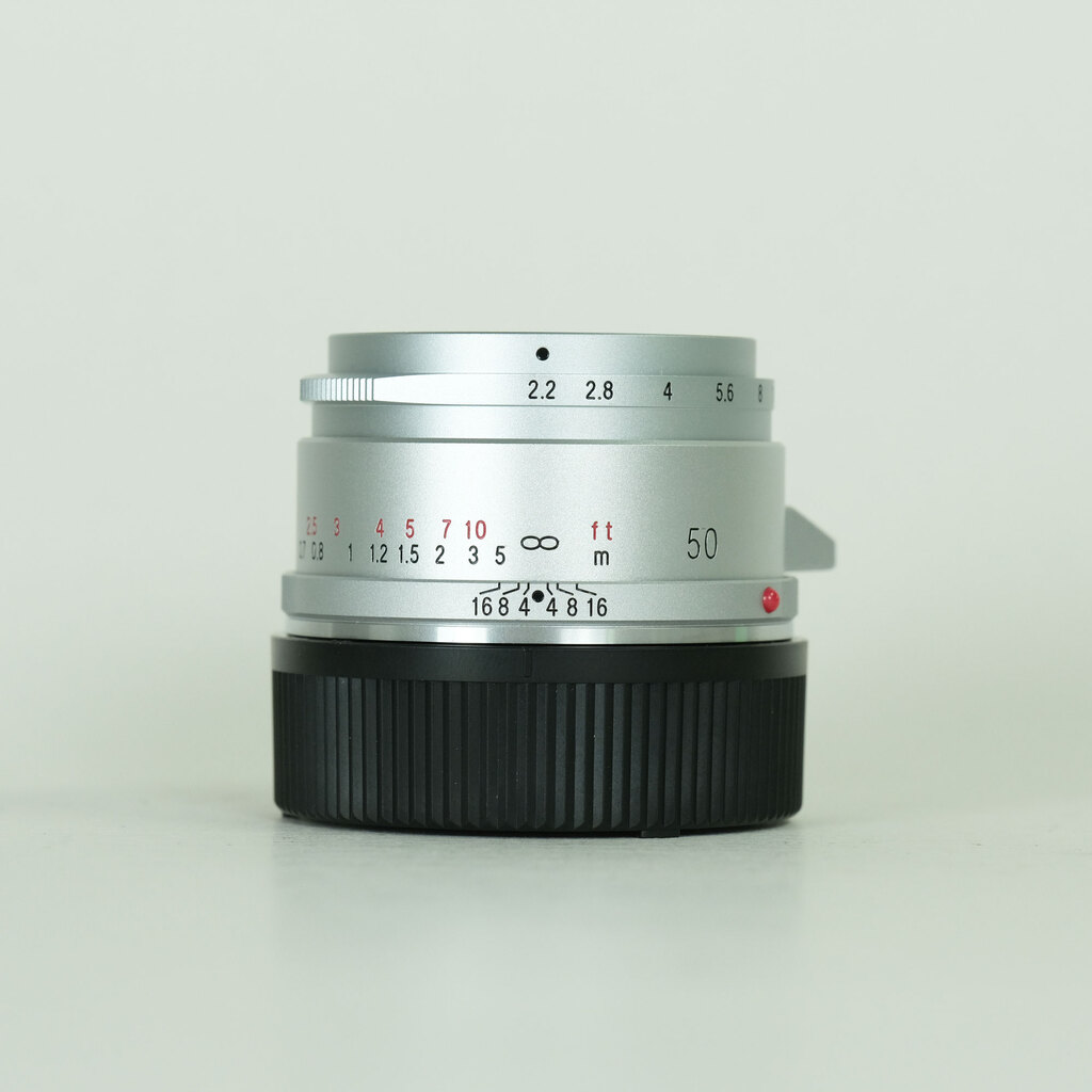 コシナ フォクトレンダー COLOR-SKOPAR 50mm F2.2 VM シルバー コシナ フォクトレンダー COLOR-SKOPAR 50mm F2.2 VM シルバー