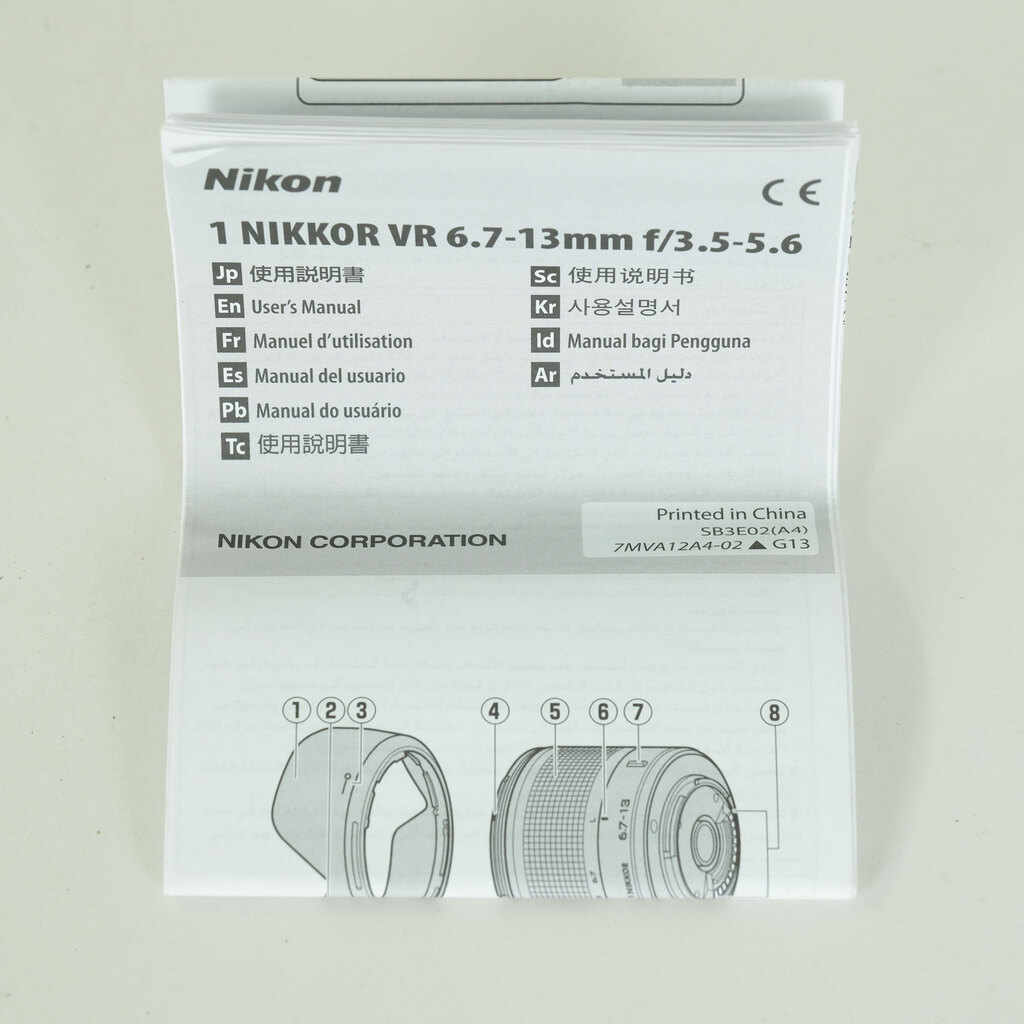 Nikon 1 NIKKOR VR 6.7-13mm f/3.5-5.6 ブラック