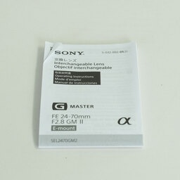 SONY FE 24-70mm F2.8 GM II SEL2470GM2