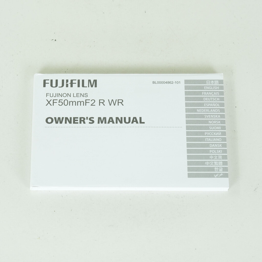 FUJIFILM XF50mmF2 R WR