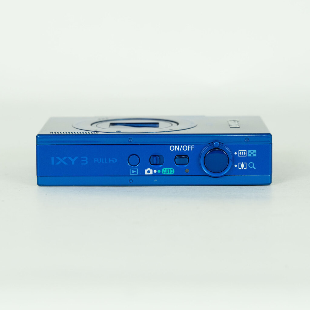Canon IXY 3 ブルー