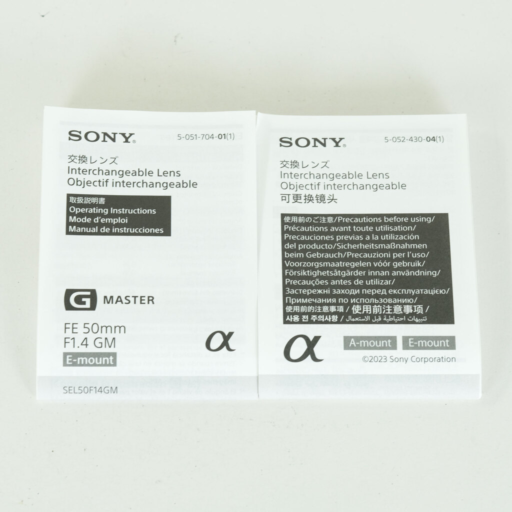 SONY FE 50mm F1.4 GM SEL50F14GM
