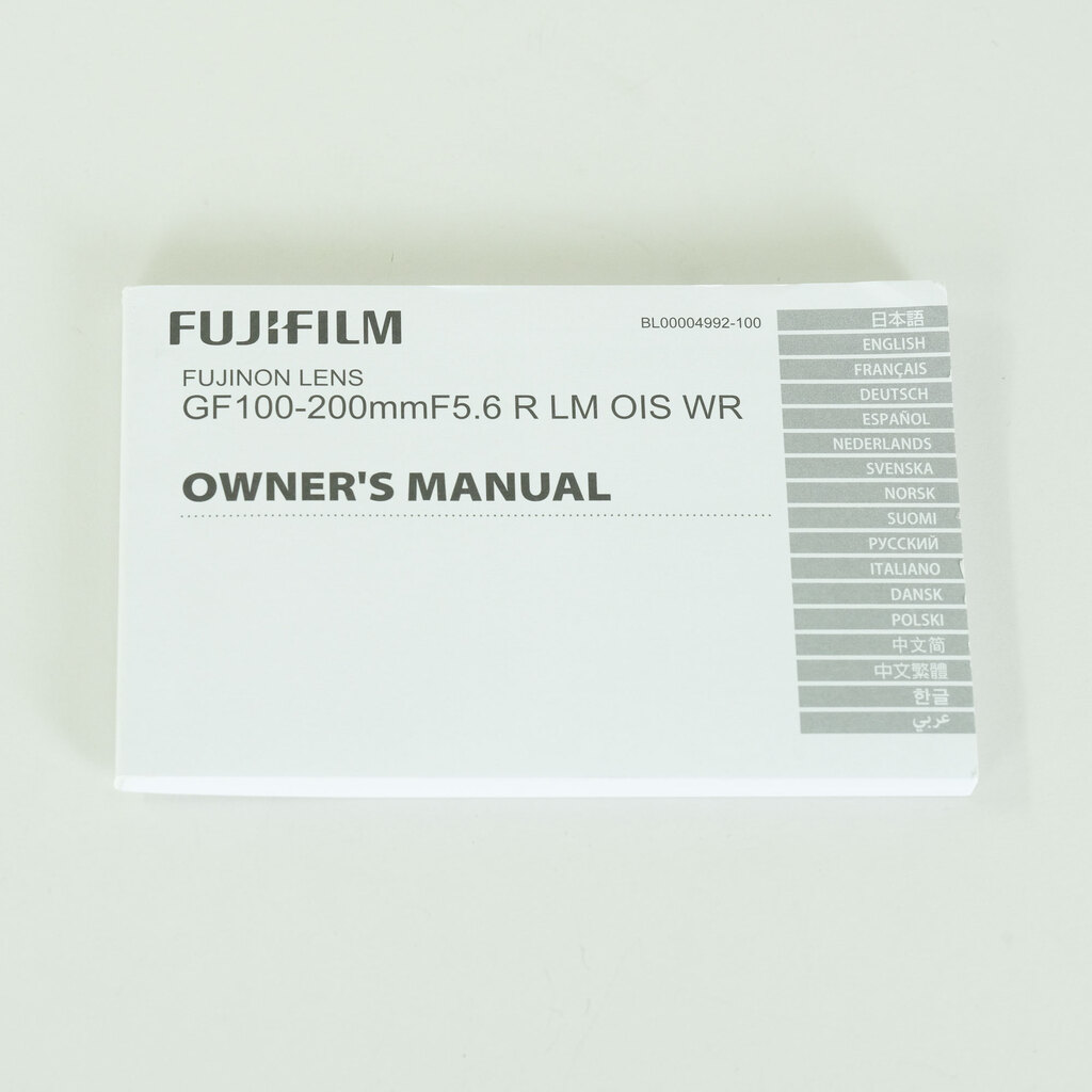 FUJIFILM GF100-200mmF5.6 R LM OIS WR