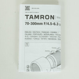 TAMRON 70-300mm F/4.5-6.3 Di III RXD (Model A047) [ニコンZ用]