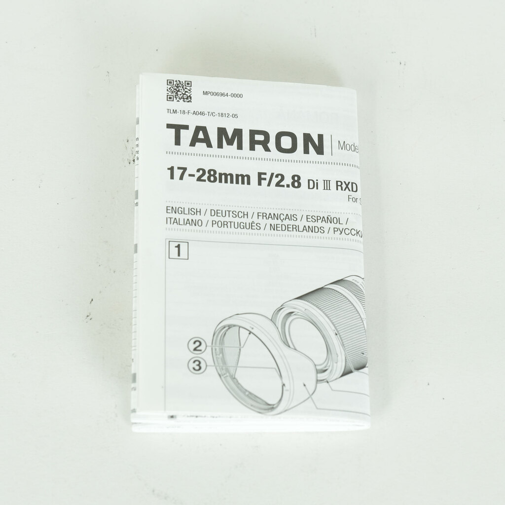TAMRON 17-28mm F/2.8 Di III RXD (Model A046) [ソニーE用]