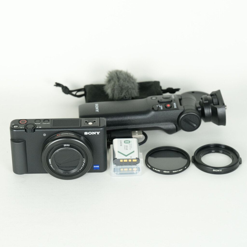 SONY VLOGCAM ZV-1G B シューティンググリップキット ブラックの出品