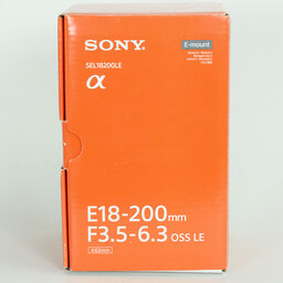 SONY E18-200mm F3.5-6.3 OSS LE SEL18200LE
