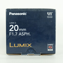 Panasonic LUMIX G 20mm F1.7 ASPH. H-H020