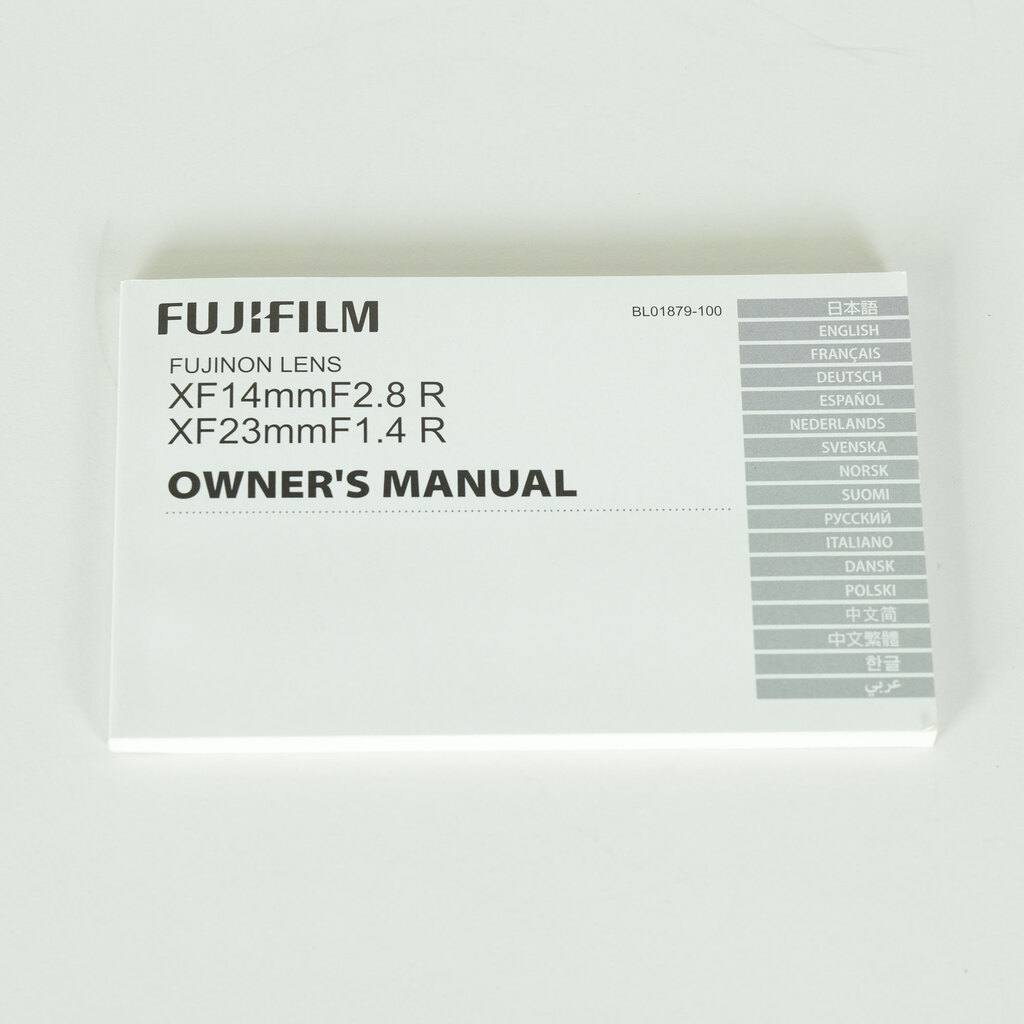 FUJIFILM XF14mmF2.8 R