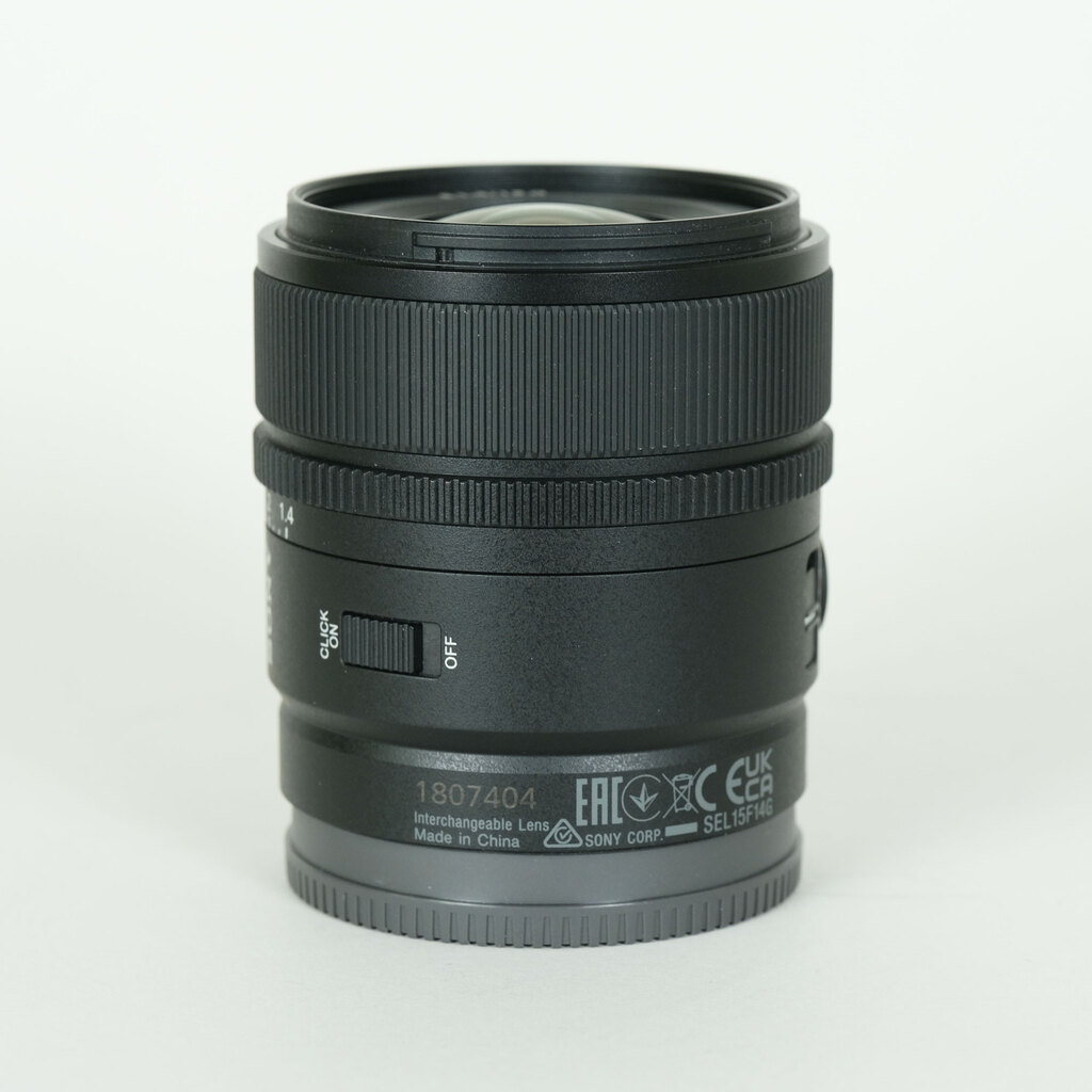 SONY E 15mm F1.4 G SEL15F14G