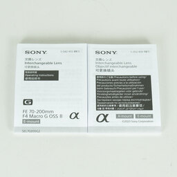 SONY FE70-200mm F4 Macro G OSS II SEL70200G2 SONY FE70-200mm F4 Macro G OSS II SEL70200G2