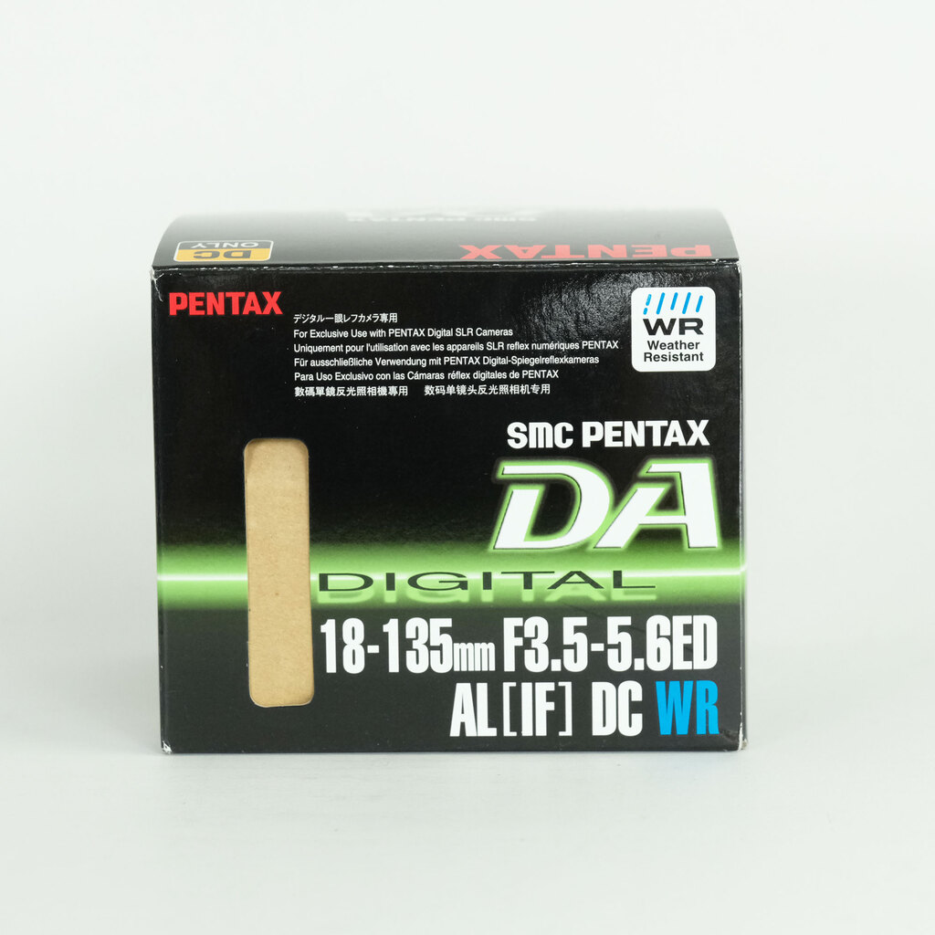 PENTAX smc PENTAX-DA 18-135mmF3.5-5.6ED AL[IF] DC WR
