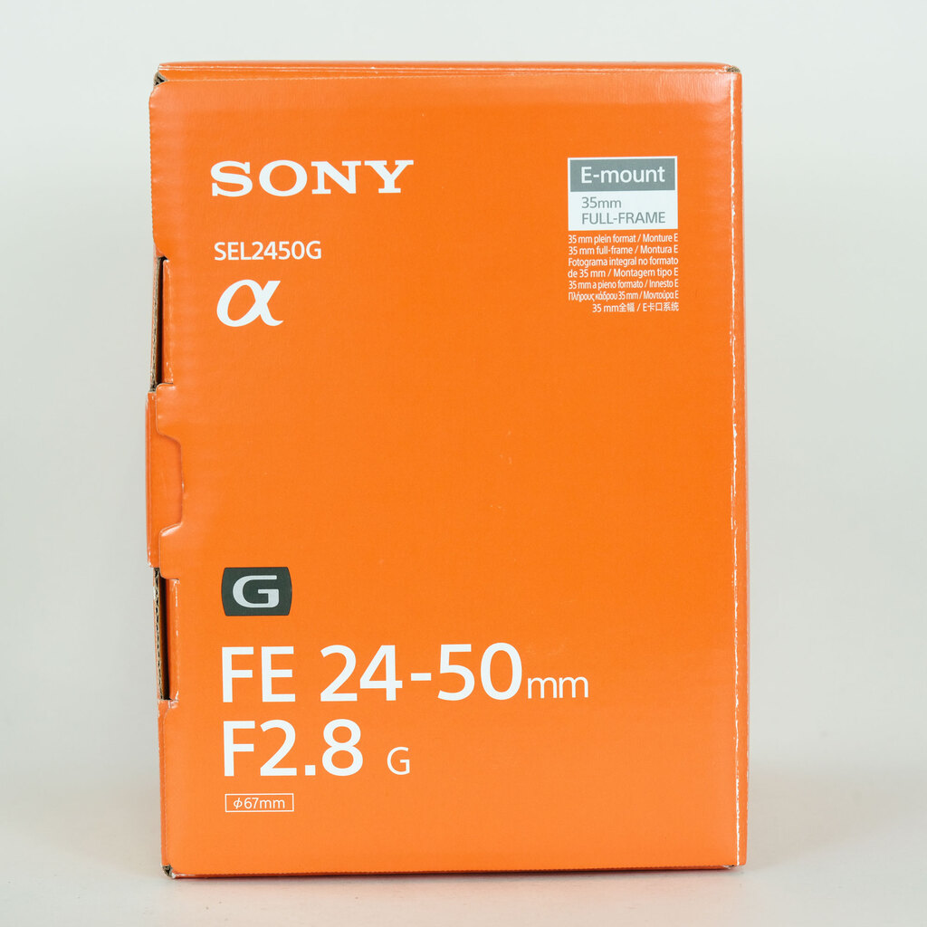 SONY FE 24-50mm F2.8 G SEL2450G