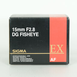 SIGMA 15mm F2.8EX DG DIAGONAL FISHEYE (キヤノンEF用)