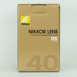 Nikon AF-S DX Micro NIKKOR 40mm f/2.8G