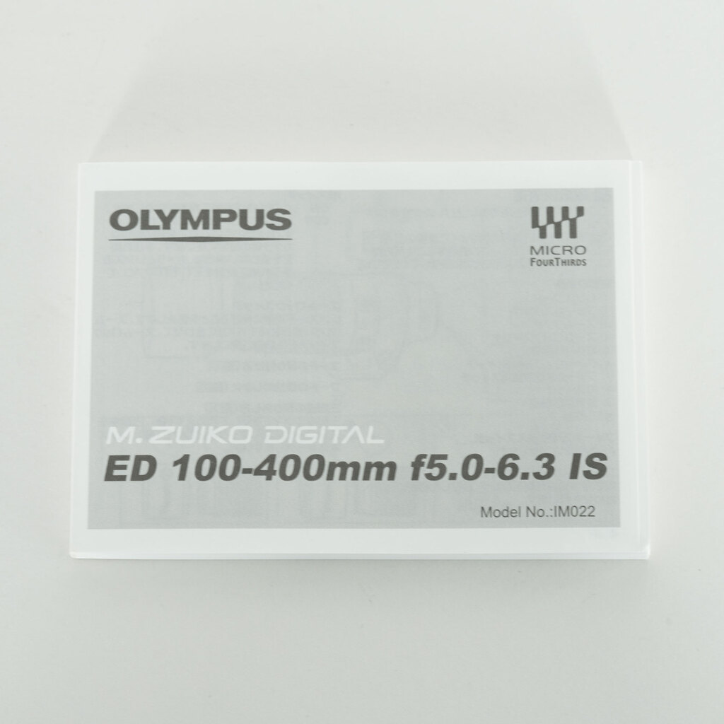 OLYMPUS M.ZUIKO DIGITAL ED 100-400mm F5.0-6.3 IS