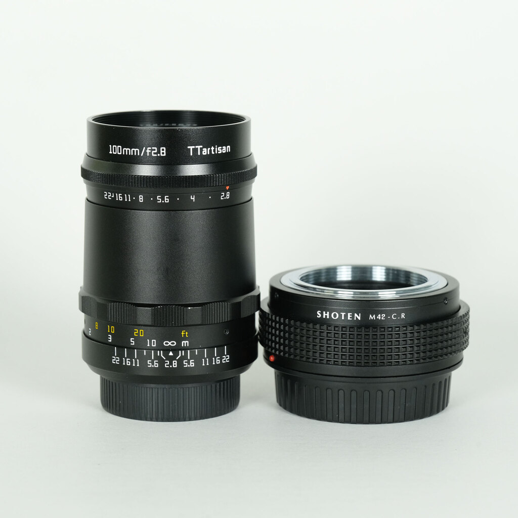 �������w TTArtisan 100mm f/2.8 �o�u���{�P�����Y [M42�}�E���g�p]