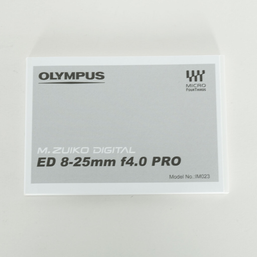OLYMPUS M.ZUIKO DIGITAL ED 8‑25mm F4.0 PRO